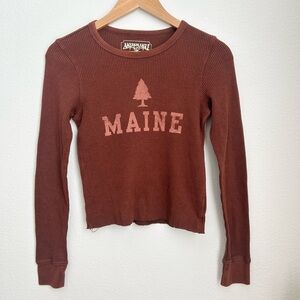 American Eagle Maine Long Sleeve Crop - XS